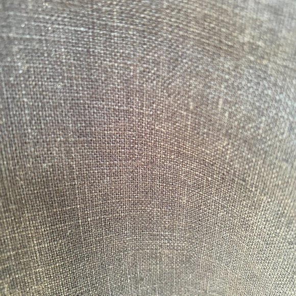 Black linen sashiko stitch tunic dress with pockets - handmade by Zoe Loomis - Picture 8 of 16